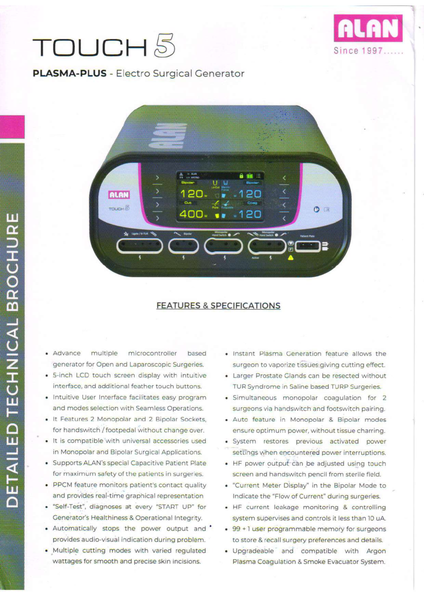 Touch 5 Plasma Plus — first page