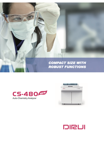 CS-480 Auto-Chemistry Analyzer — first page