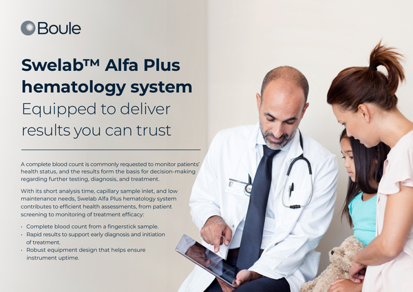 Alfa Plus Haematology Analyzer — first page